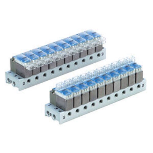 SMC Manifold Base VV100-S41-04-M5, NC, 24 V dc M5 x 0.8, M5