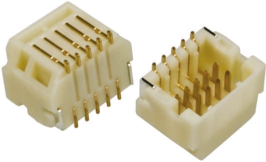 Hirose DF20 Series Right Angle Surface PCB Header, 10 Contact(s), 1 mm Pitch, 2 Row, Shrouded