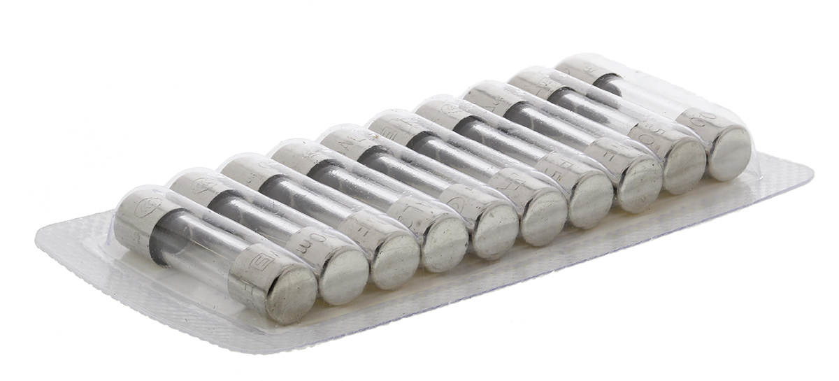 Schurter 500mA F Glass Cartridge Fuse, 5 x 20mm