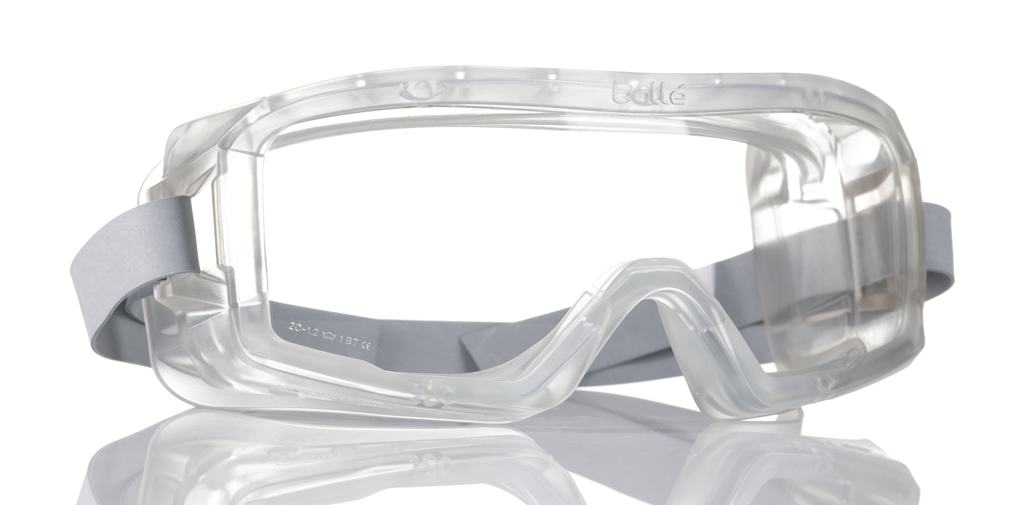 Bolle Safety COVACLEAN, Scratch Resistant Anti-Mist Safety Goggles with Clear Lenses