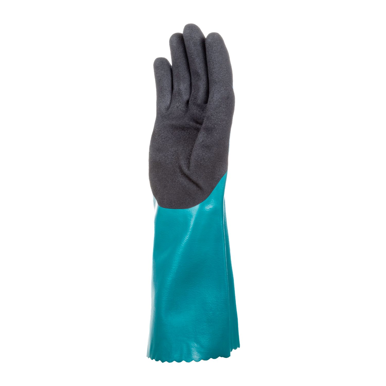 Skytec XeNon-XN135 Black, Green Nylon Nylon Glove, Size 10/XL, Nitrile Coating
