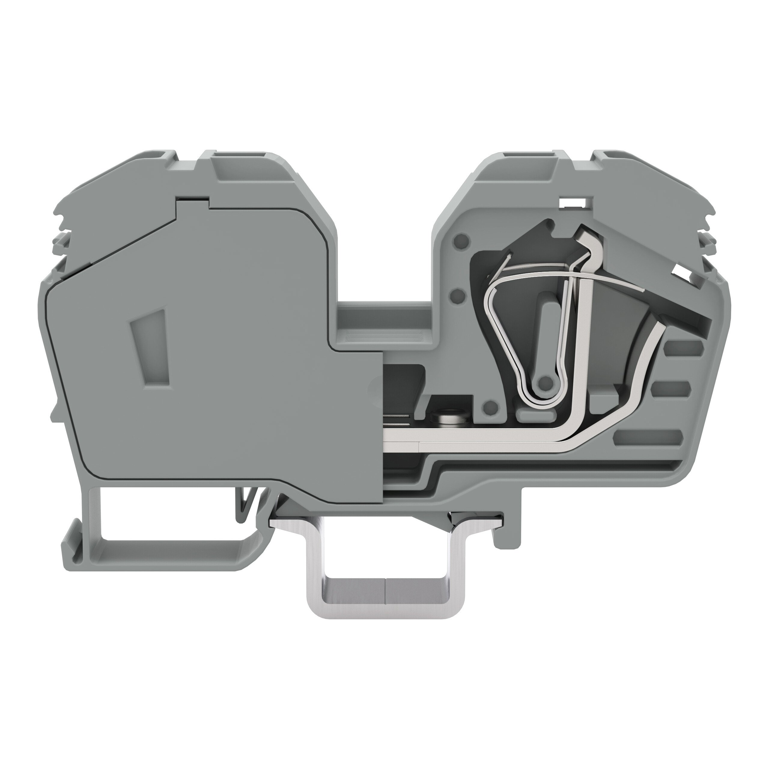 WAGO 285-635-1 285 Series Grey, 35mm², 2-Level, Cage Clamp Termination