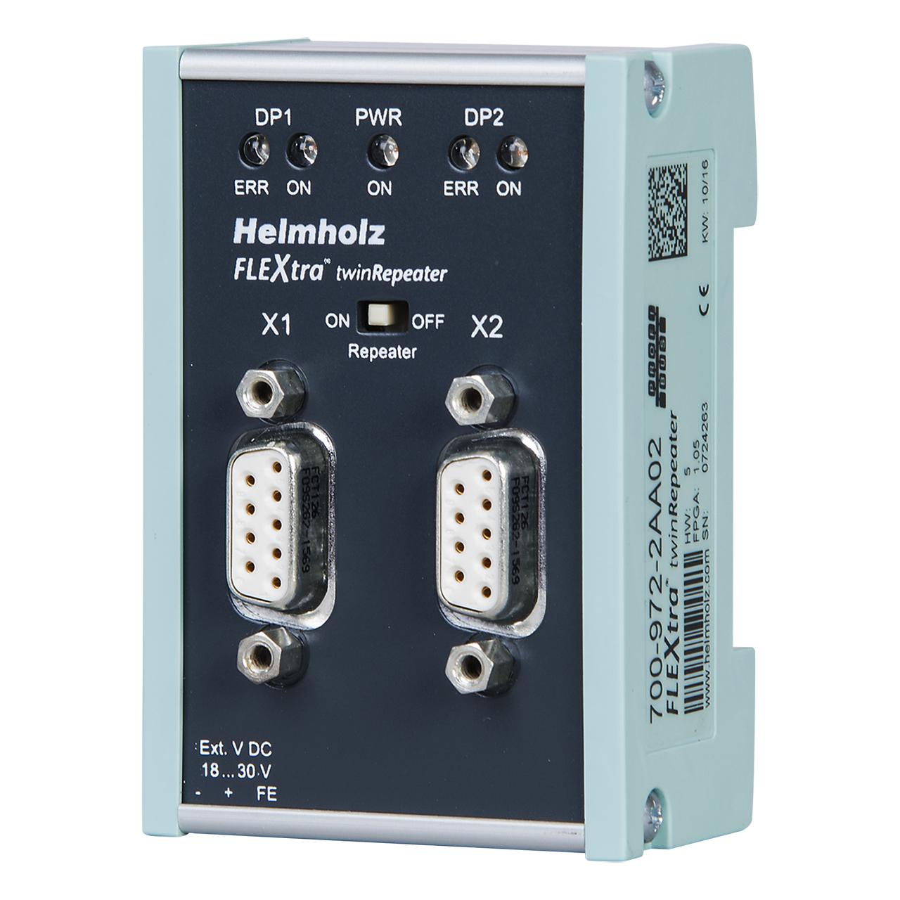 Helmholz GmbH & Co. KG 972-2AA Series BUS Connector for Use with PROFIBUS Connectors, Voltage, 24 V