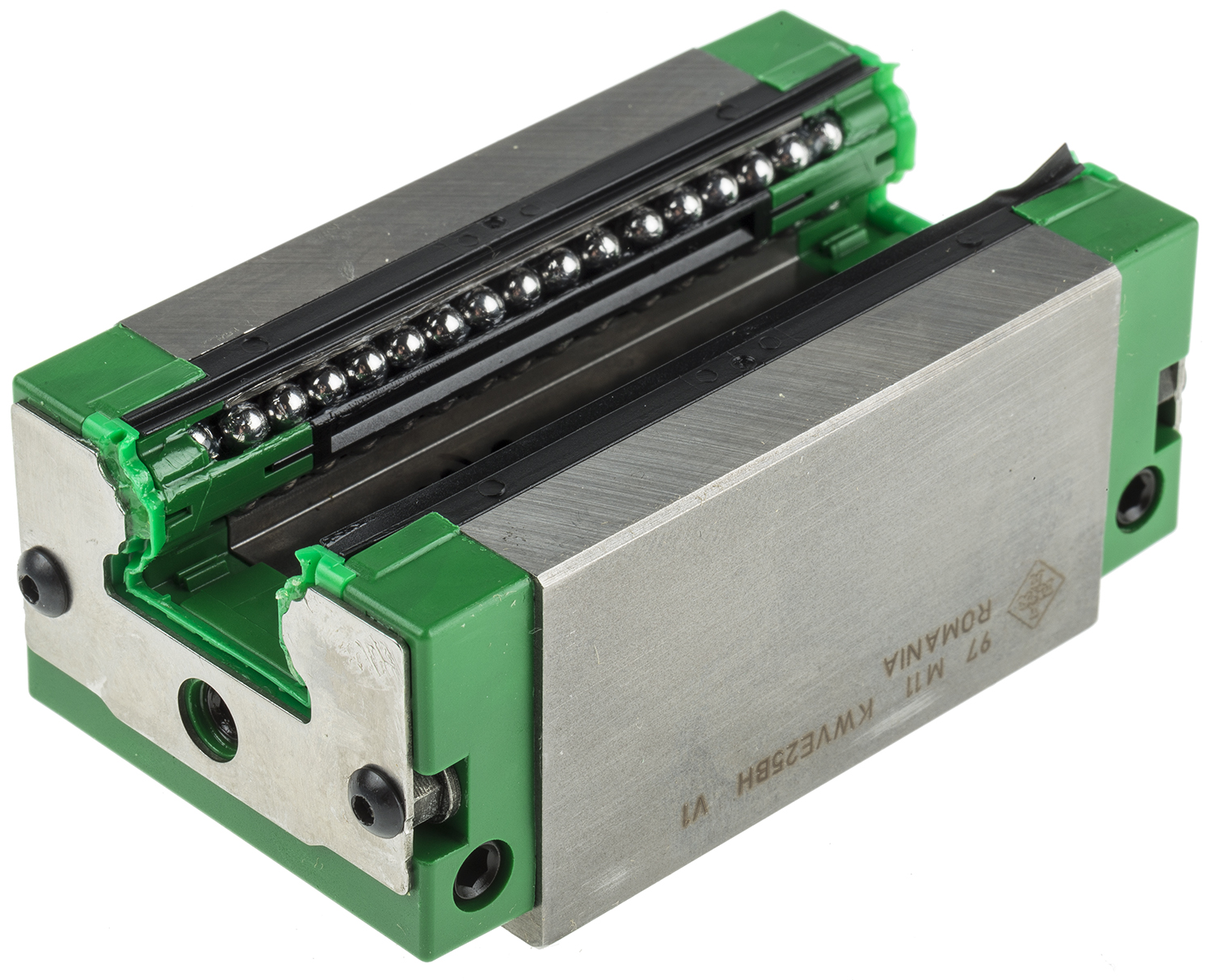 INA Linear Guide Carriage KWVE25, 17900N Dynamic Load, 23mm Rail Width