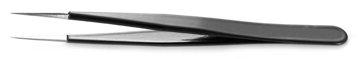 RS PRO 110 mm, Stainless Steel, Sharp, ESD Tweezers