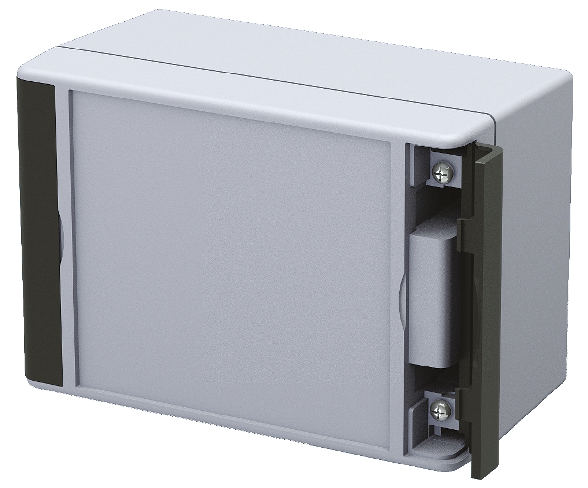 ROLEC Techno Plus Series Grey Plastic Enclosure, IP67, Grey Lid, 130 x 90 x 70mm