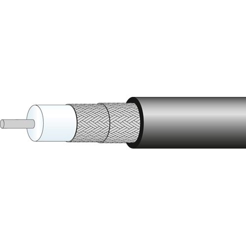 Huber+Suhner, 100 m, RG223 Coaxial, Unterminated 50 Ω