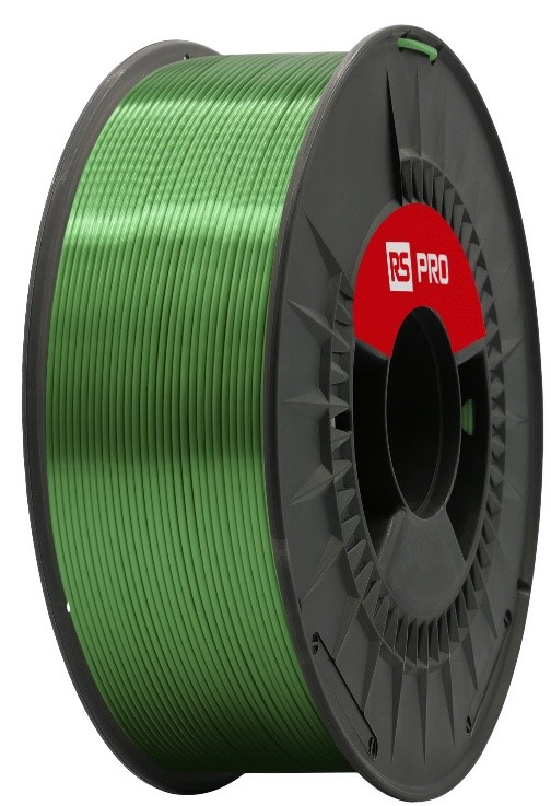 RS PRO 1.75mm Green PLA 3D Printer Filament, 1kg