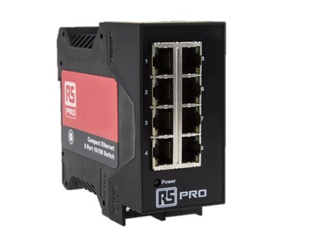 RS PRO Unmanaged 8 Port Gigabit Switch With PoE