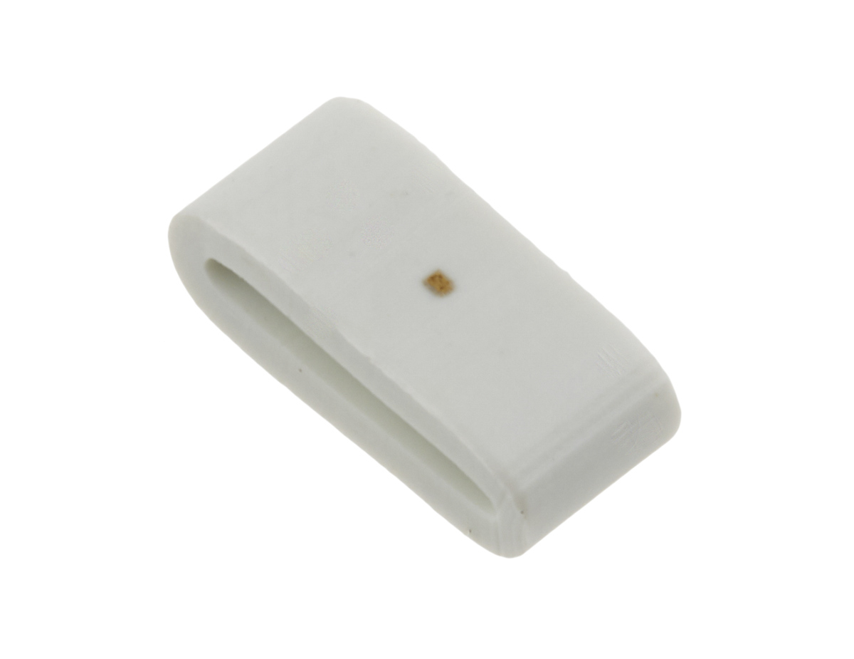 HellermannTyton HODS85 Slide On Cable Markers, Black on White, Pre-printed ".", 1.8 → 6.3mm Cable, 531-08054