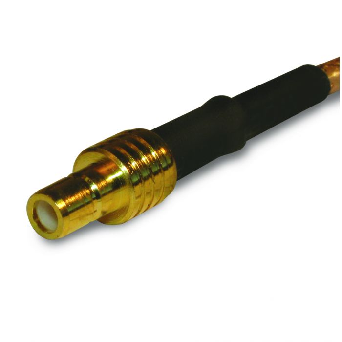 Amphenol RF, Jack Cable Mount SMB Connector, Crimp Termination, Straight Body