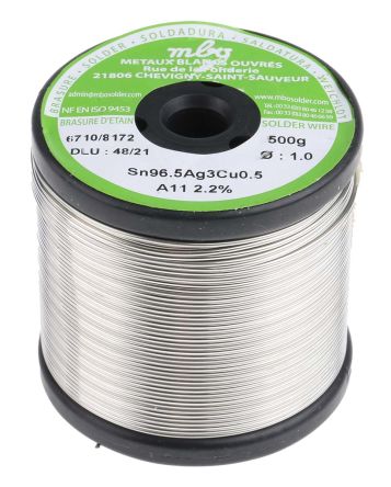 MBO Wire, 1 mm Lead Free Solder, 217 °C Melting Point
