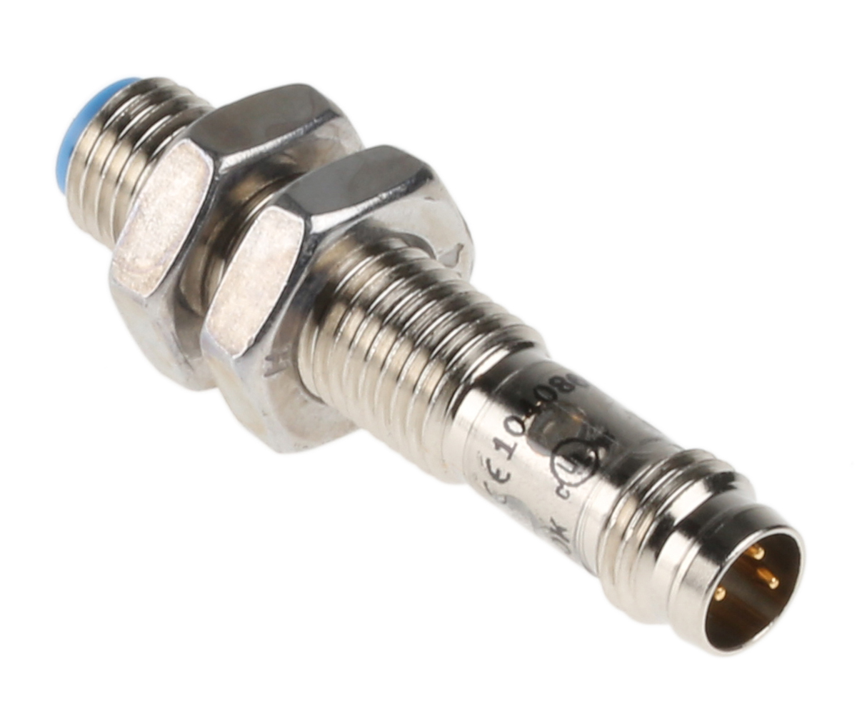 Sick, M8 x 1, PNP-NO Inductive Sensor 25mm Length, 10 → 30 V dc supply voltage , IP67 Rating