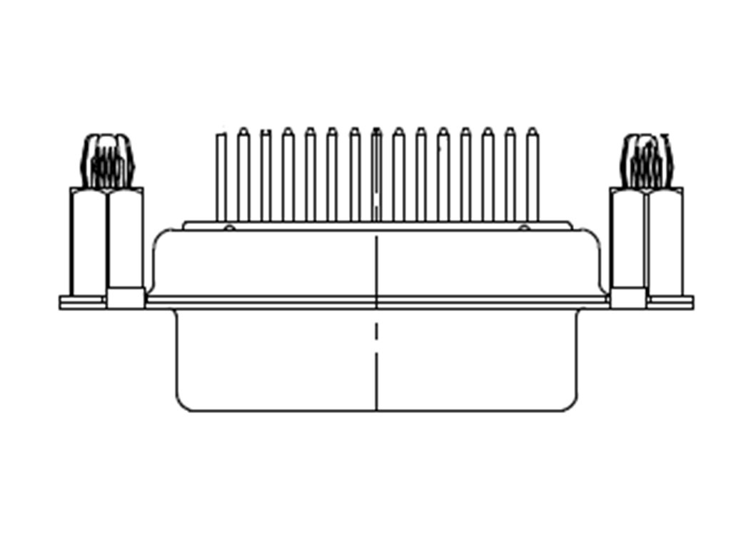 FCT from Molex 173109 9 Way D-sub Connector Socket, 2.84mm Pitch