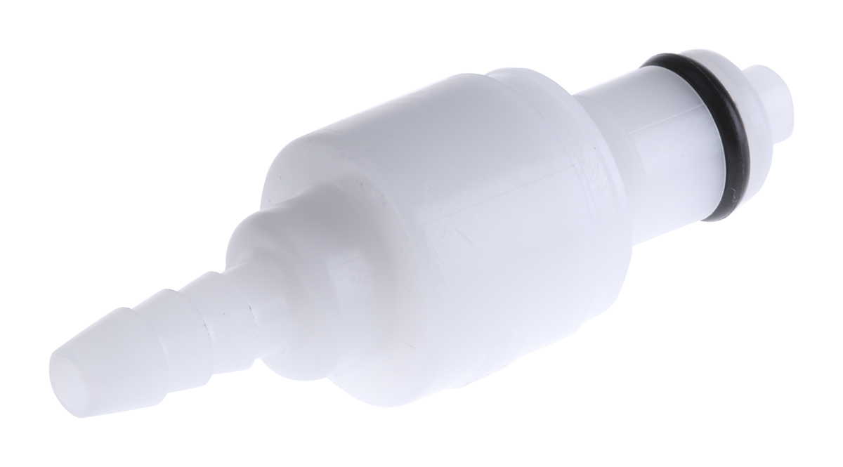 Colder Products Hose Connector, Straight Hose Tail Coupling 1/8in ID, 8.3 bar