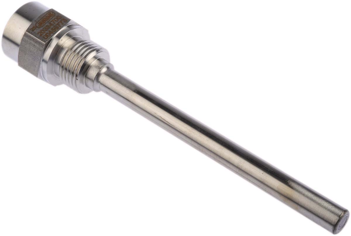 Jumo 1/2 BSP Thermowell for Use with Thermocouple, 10mm Probe