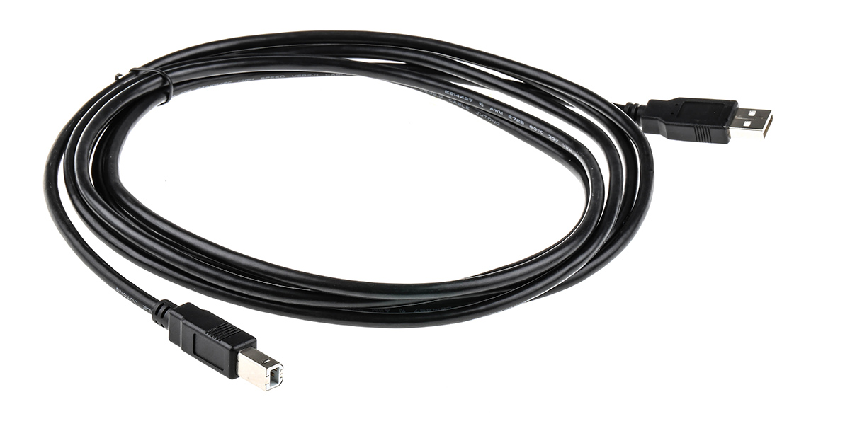 Roline USB 2.0, Male USB A to Male USB B, 3m
