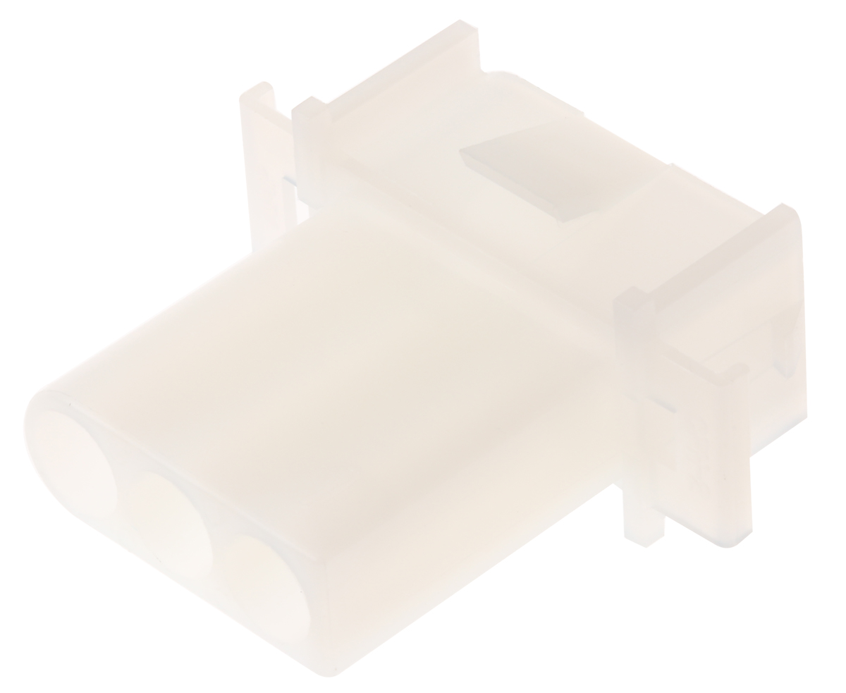 TE Connectivity, Commercial MATE-N-LOK Female Connector Housing, 6.1mm Pitch, 3 Way, 1 Row