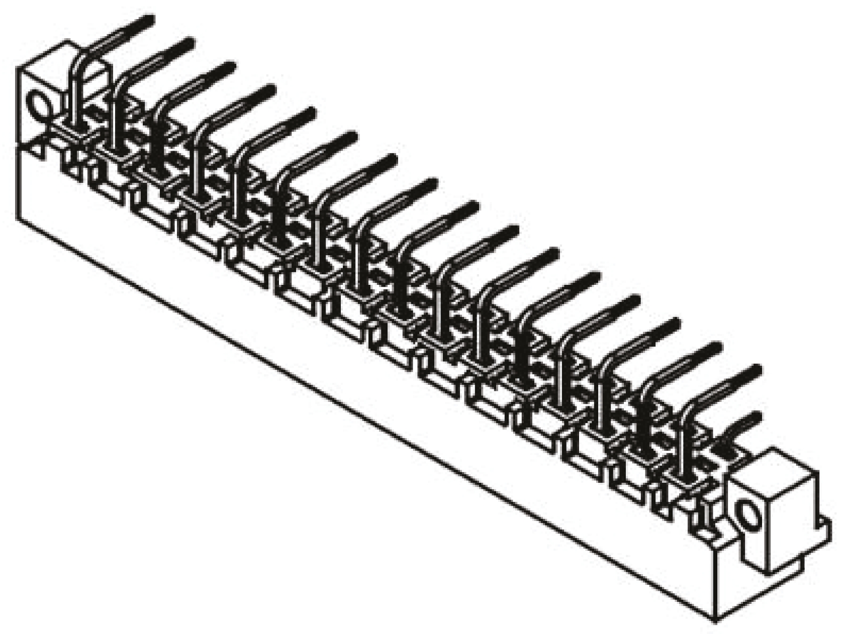 HARTING 09 04 32 Way 5.08mm Pitch, Type D Class C1, 2 Row, Right Angle DIN 41612 Connector, Plug