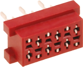 Amphenol Communications Solutions TMM Series Straight Through Hole Mount PCB Socket, 20-Contact, 2-Row, 1.27mm Pitch,