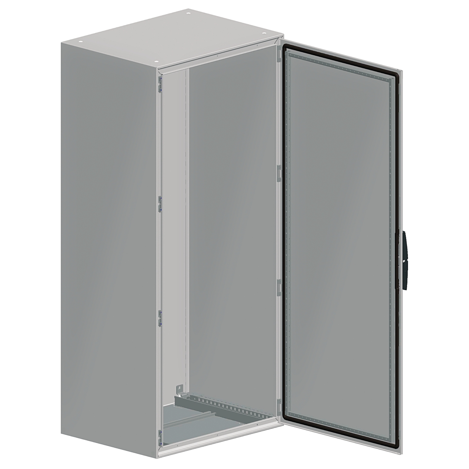 Schneider Electric PanelSeT SM Series Steel Single-Door-Door Floor Standing Enclosure, Opaque Door, IP55, 1800 x 1000 x