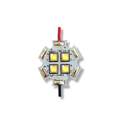 Intelligent LED Solutions10.8 → 12.8 V White LED Screw Mount, OSLON Square ILH-OG04-WHWH-SC221-WIR200.
