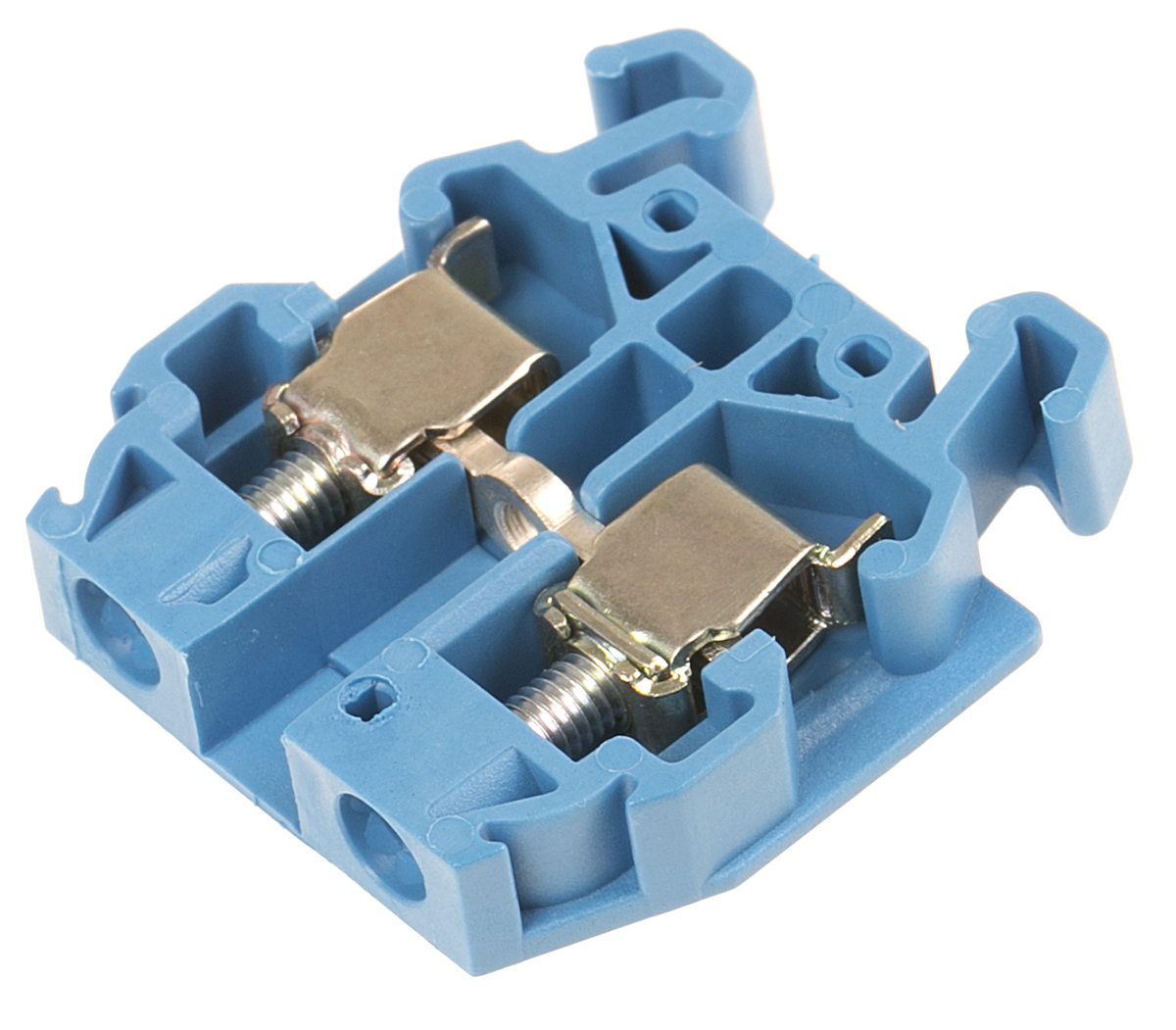 Entrelec 1SNA120491R1100 SNA Series Blue, 4mm², Single-Level, Screw Termination