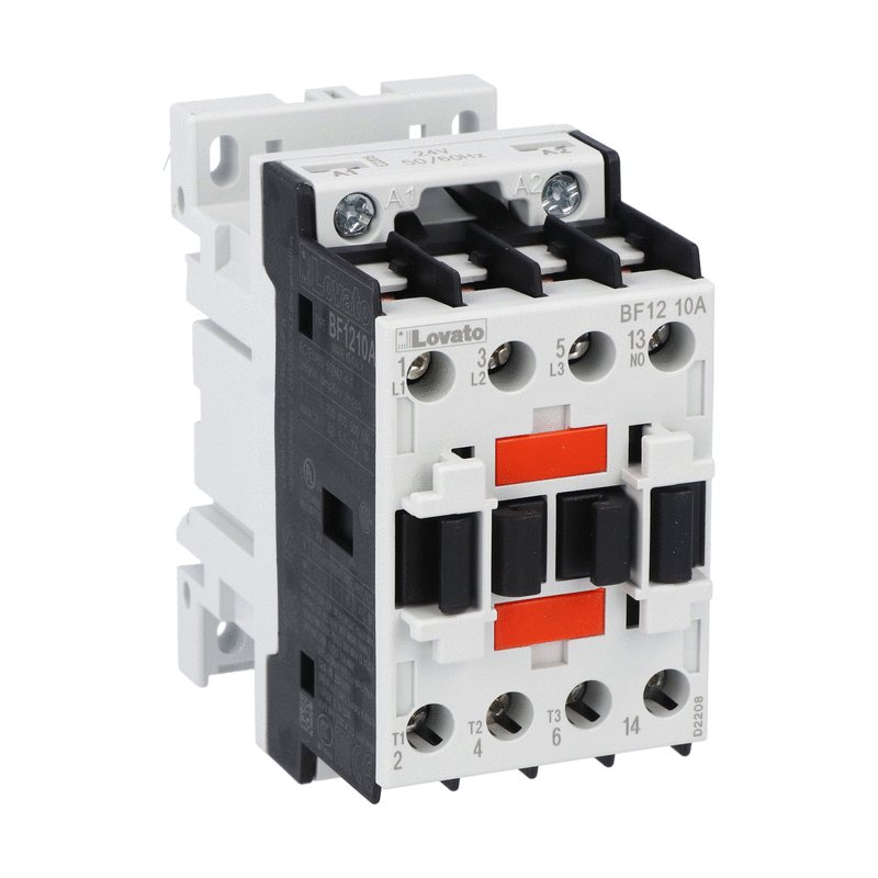 Lovato BF Contactor, 24 V Coil, 3-Pole, 12 A, 5.5 kW, 3 NO, 440V