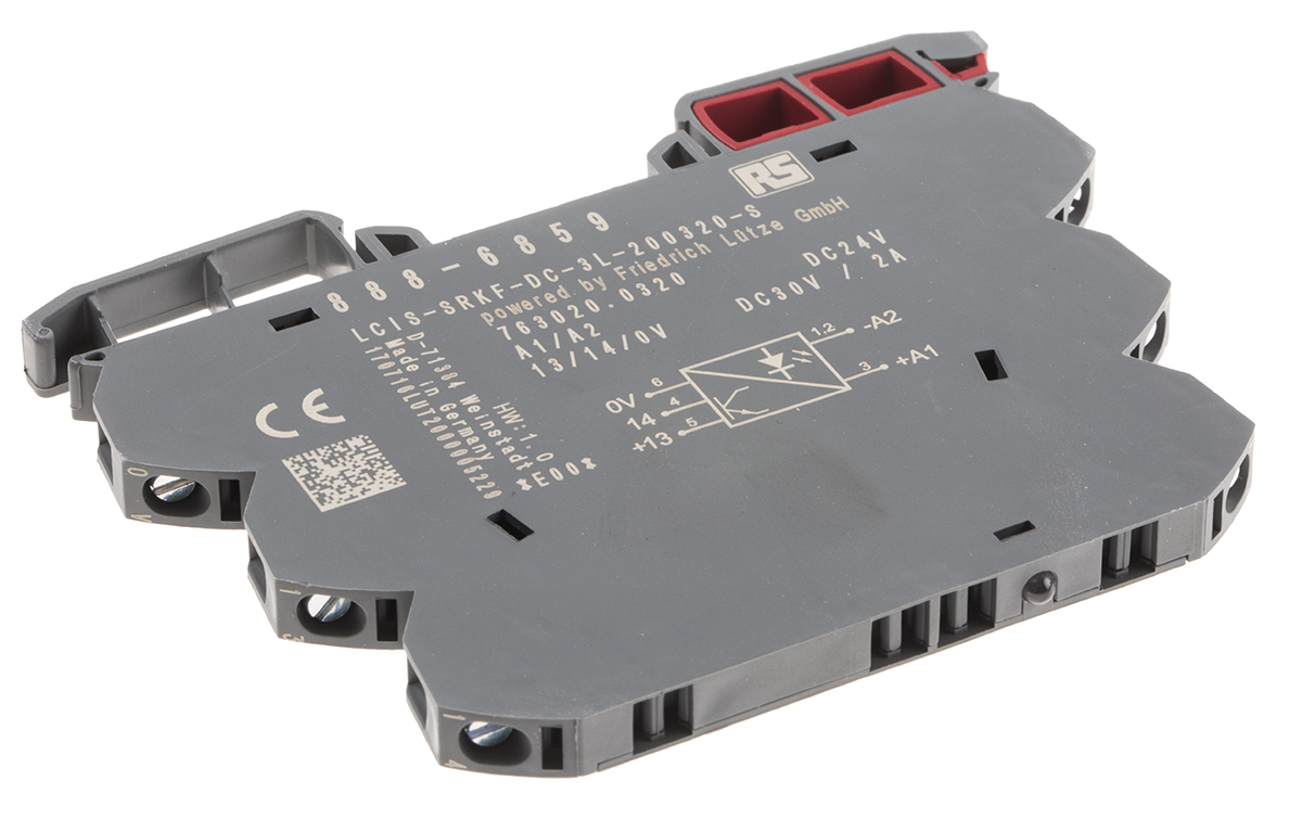 RS PRO Solid State Relay, 2 A Load, DIN Rail Mount, 30 V Load, 30 V Control