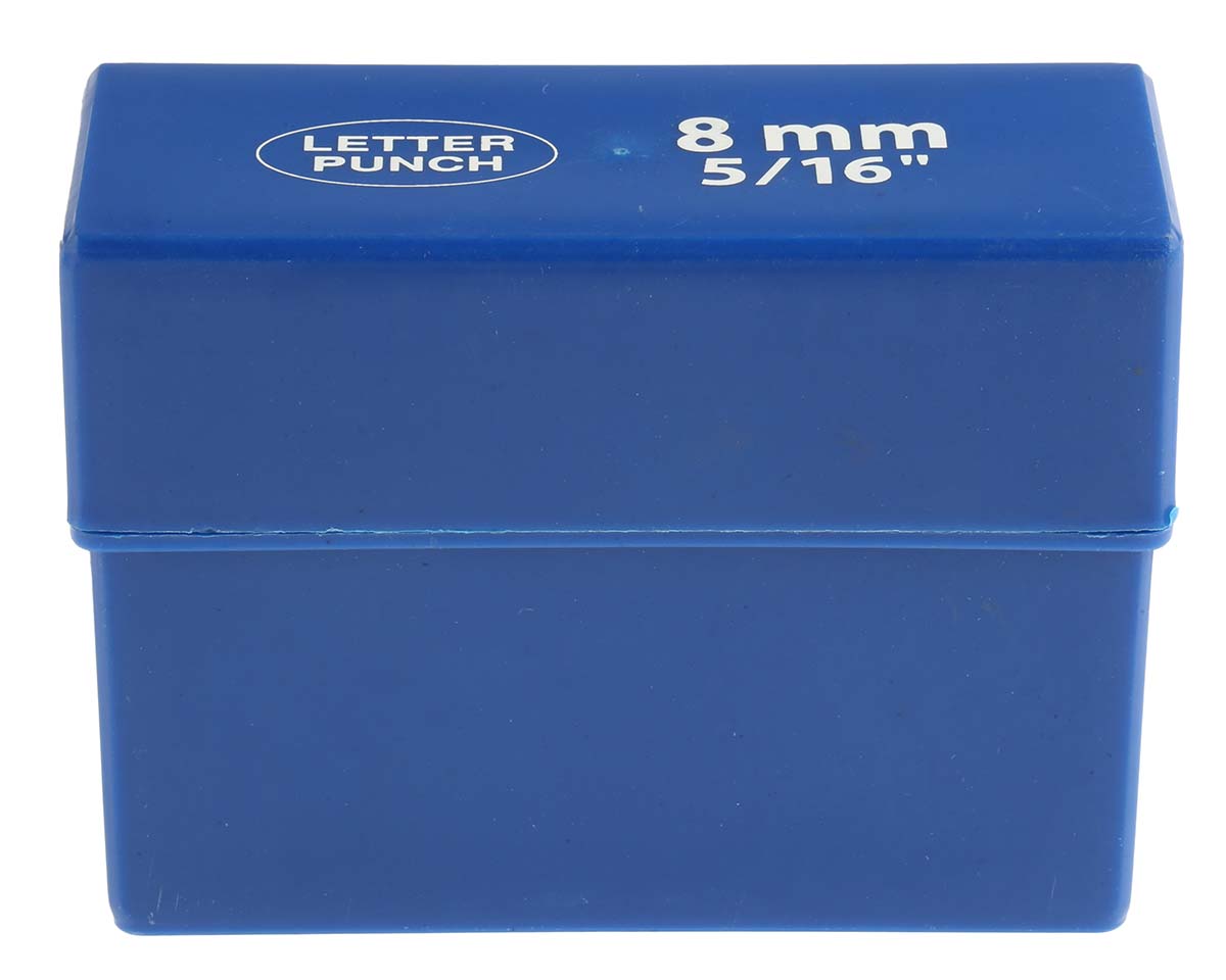 RS PRO 8mm x 27 Piece Engraving Punch Set, (Letters: A → Z, (&))