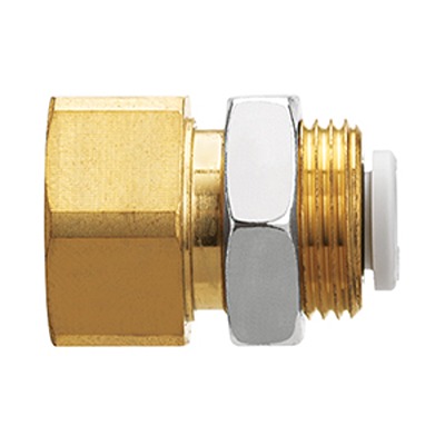 SMC KQ2 Series Bulkhead, 6 mm to Rc 1/4, Threaded-to-Tube Connection Style, KQ2E06-02N