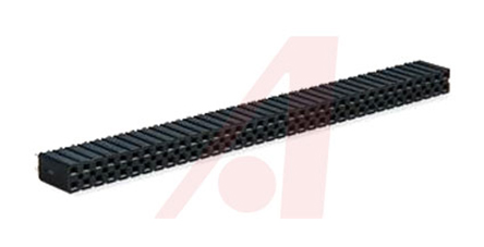 3M 929 Series Straight Through Hole Mount PCB Socket, 72-Contact, 2-Row, 2.54mm Pitch, Solder Termination