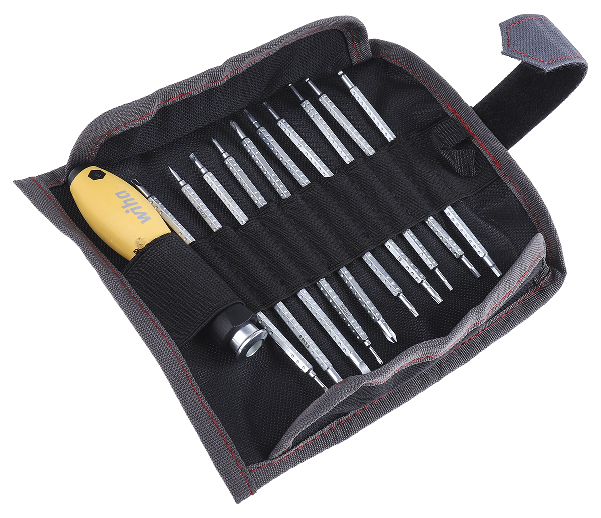 Wiha Hexagon; Phillips; Slotted; Torx Interchangeable Screwdriver Set, 11-Piece, ESD-Safe