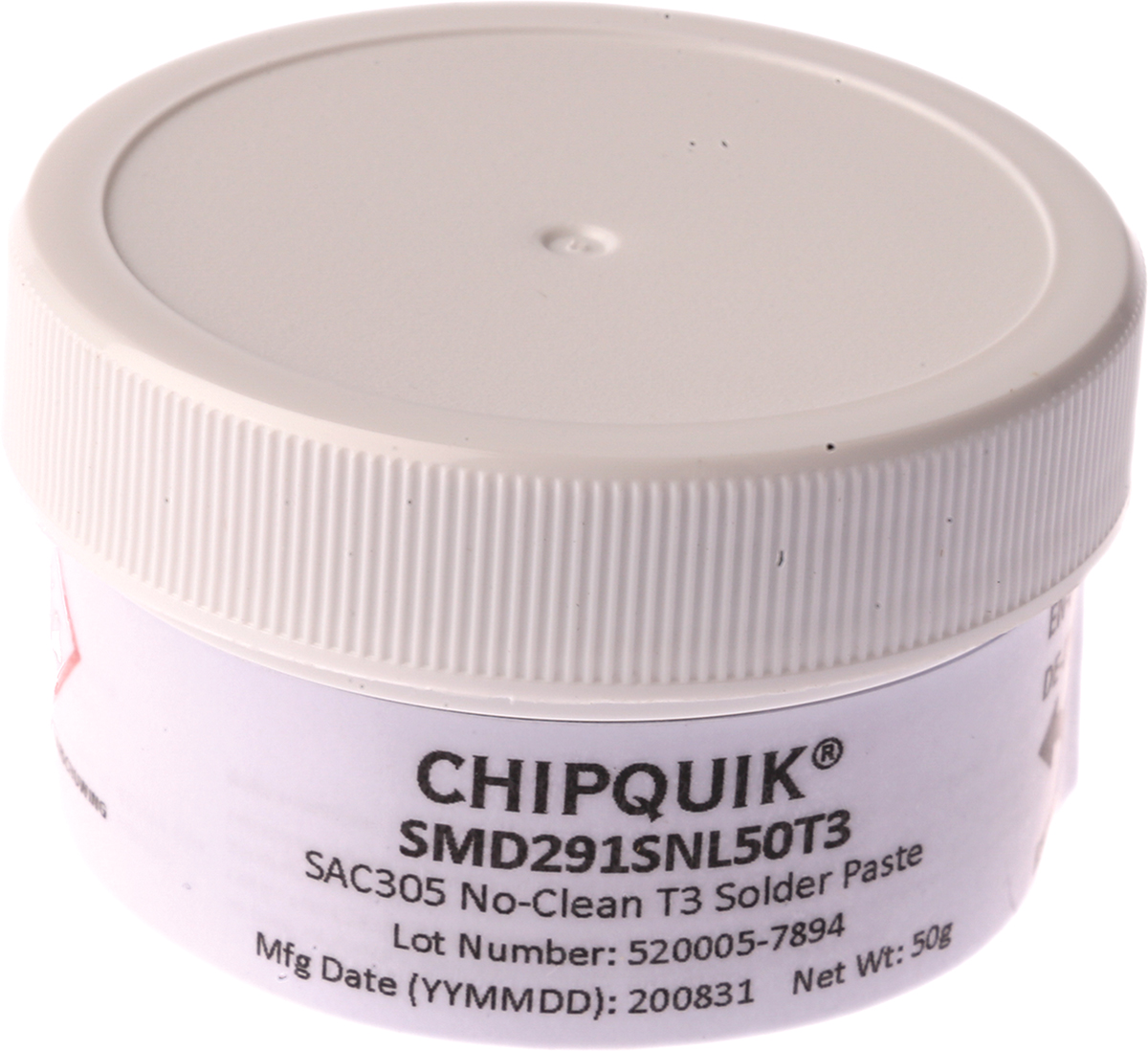 CHIPQUIK SMD291SN Lead Free Solder Paste, 50g Tub