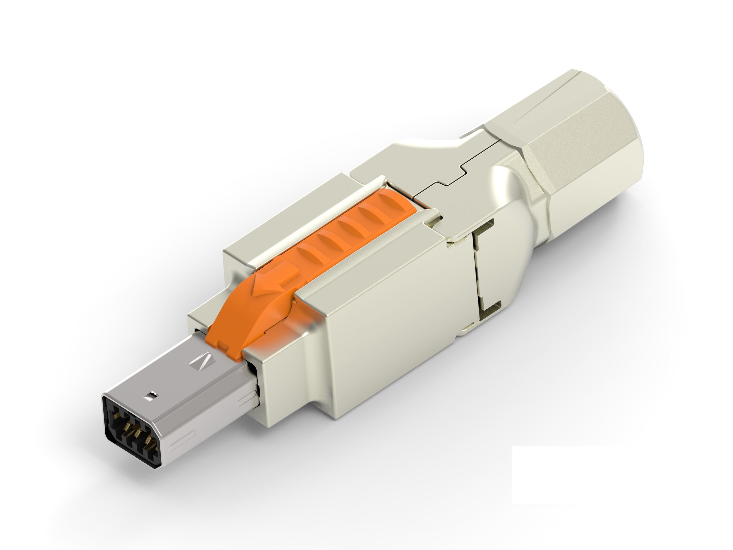 TE Connectivity, Industrial Mini I/O Cable Mount Mini I/O Connector Plug, 8 Way