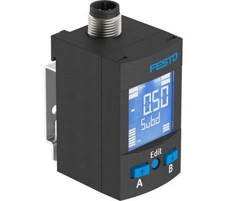 Festo Pressure Sensor, 20 - 30V dc, IP65, IP67 2 bar