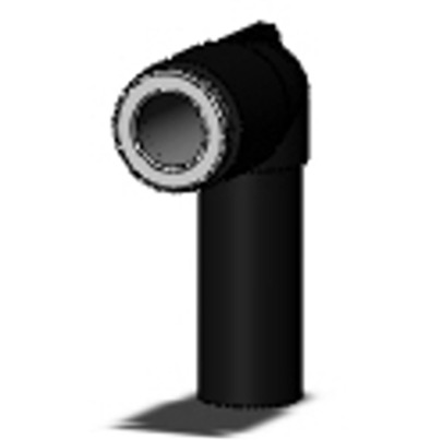 SMC KQ2 Series Push-in Fitting, Push In 4 mm to Push In 4 mm, Push-in Connection Style, KQ2L04-00A-X35