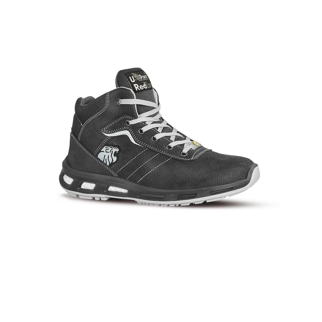 UPower SHAPE Unisex Black Aluminium Toe Capped Safety Shoes, UK 7, EU 41