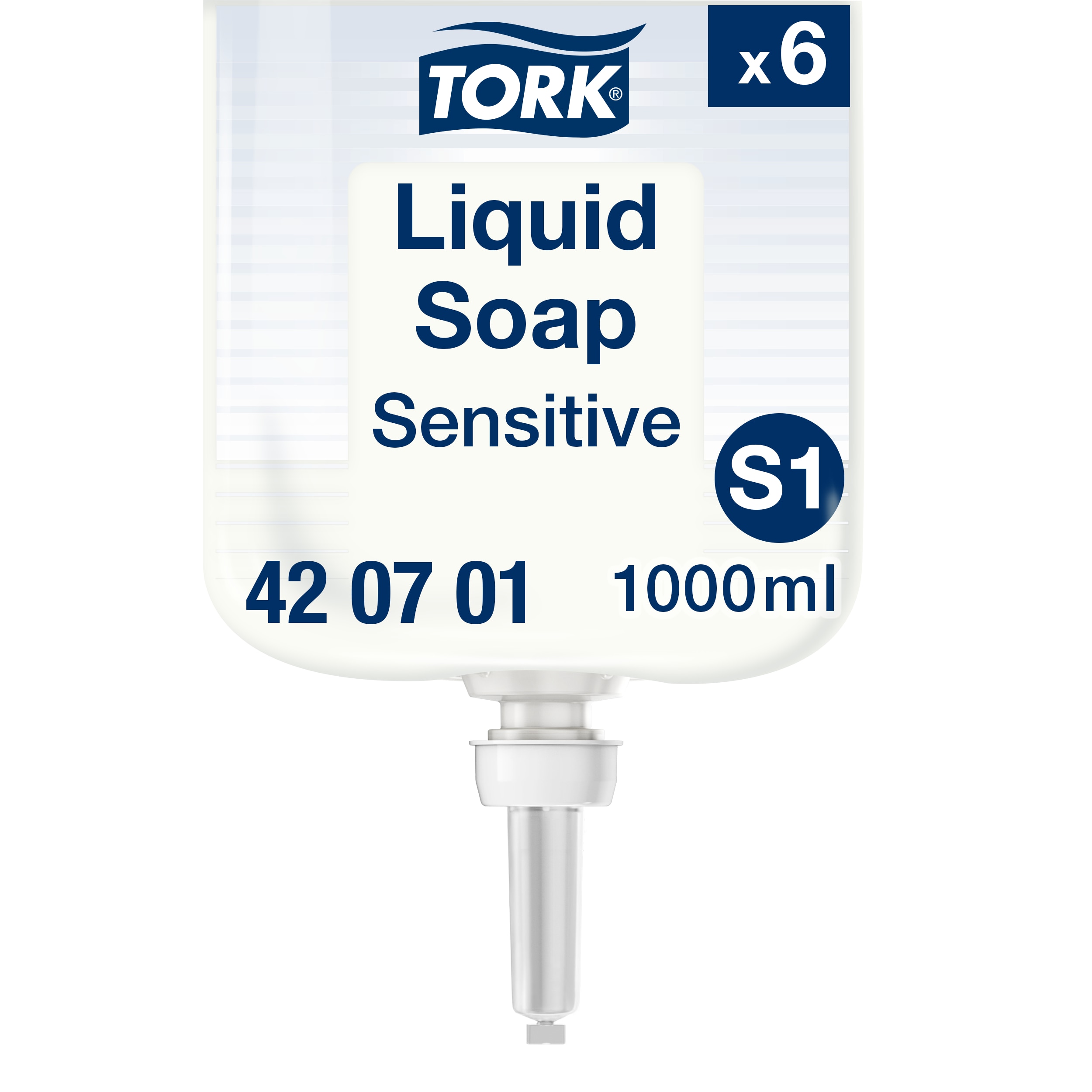 Tork Unscented Sensitive Hand Cleaner ECARF Certified - 1 L Bottle