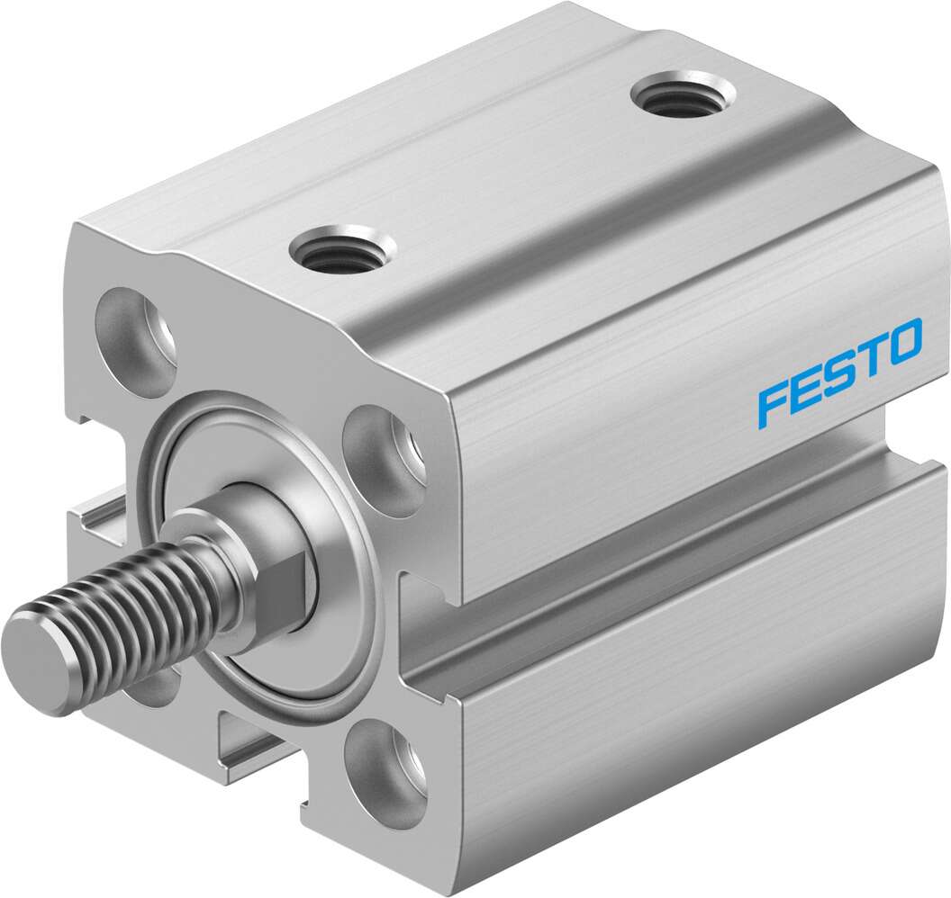 Festo Pneumatic Compact Cylinder - 8091678 16 mm Bore, 10 mm Double Acting Acting