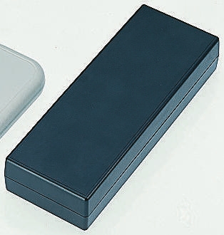 Pactec Black ABS Handheld Enclosure, 203 x 76 x 38mm