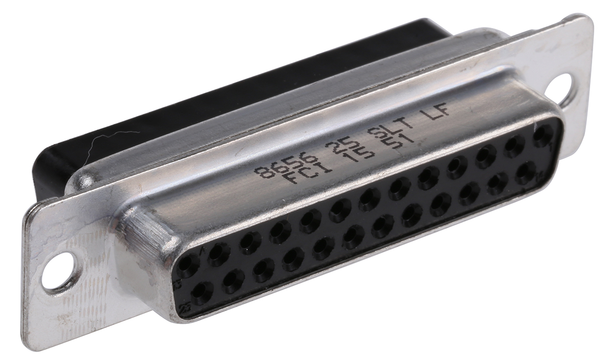 Amphenol Communications Solutions 8656 25 Way Cable Mount D-sub Connector Socket, 2.76mm Pitch