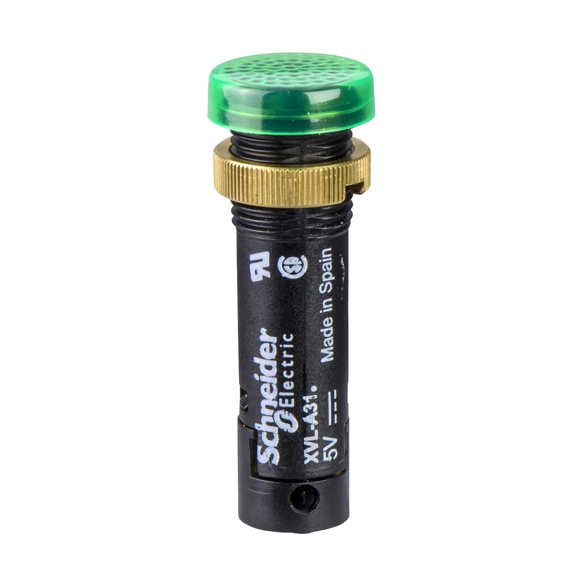 Schneider Electric Green Panel Mount Indicator, 12V, 12mm Mounting Hole Size