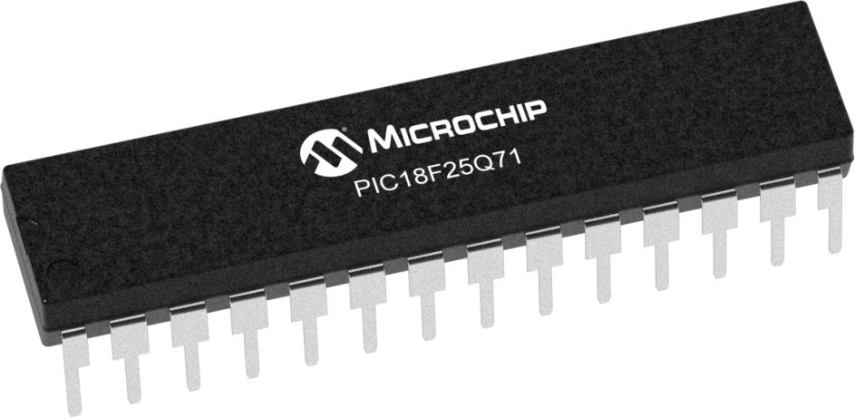 Microchip PIC18F25Q71-I/SP, 8 bit PIC18, PIC18F Microcontroller, 64 MHz, 32kB FLASH, 28-Pin SPDIP