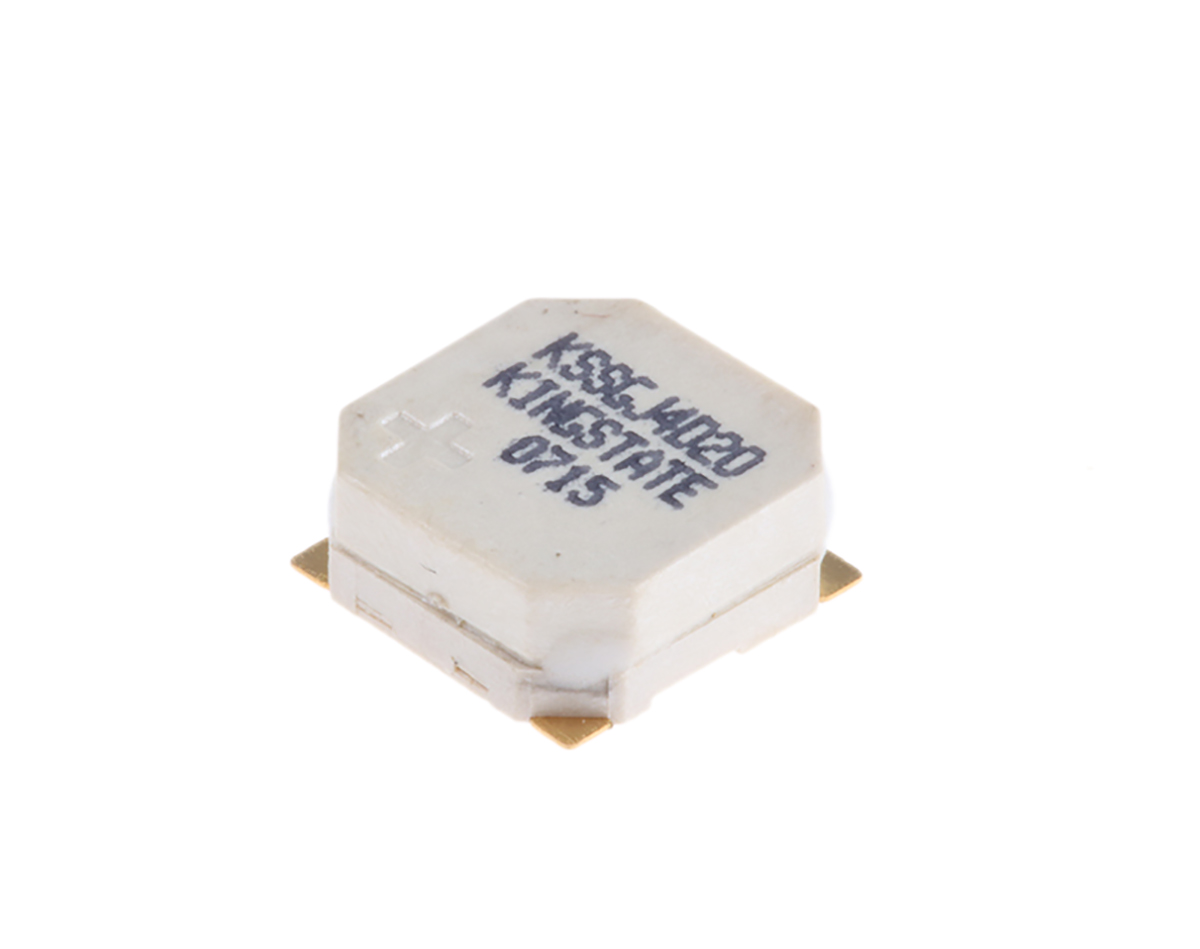 RS PRO 97dB SMD External Magnetic Buzzer Component, 8.5 x 8.5 x 3.2mm, 3V Min, 5V Max