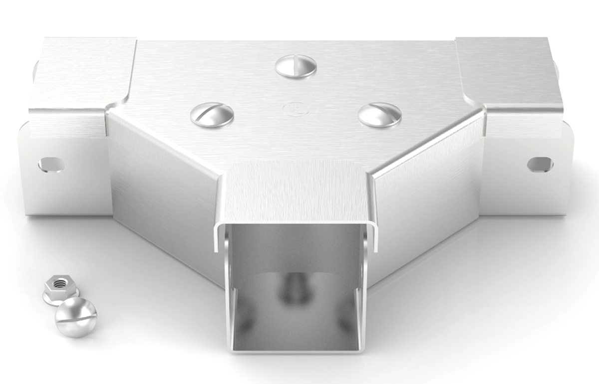 RS PRO 304 Stainless Steel Cable Trunking Accessory, 50 x 50mm