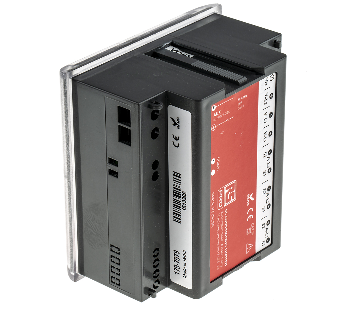 RS PRO 3 Phase LED Energy Meter