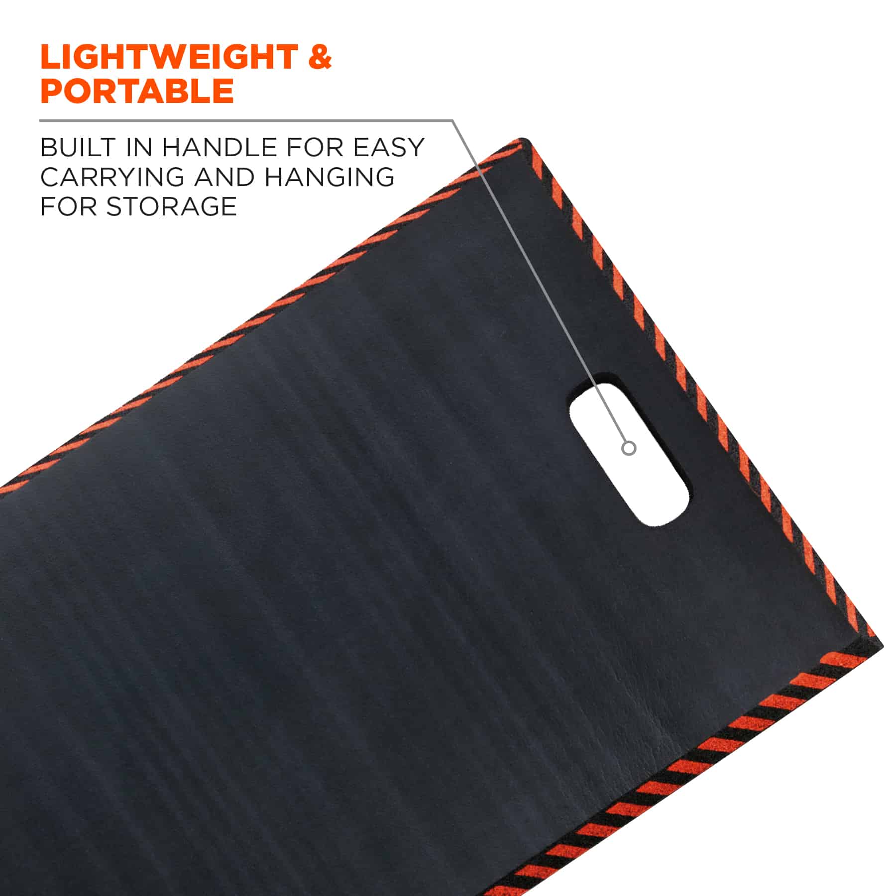 Ergodyne Orange NBR Foam Kneeling Pad Resistant to Water - 1in