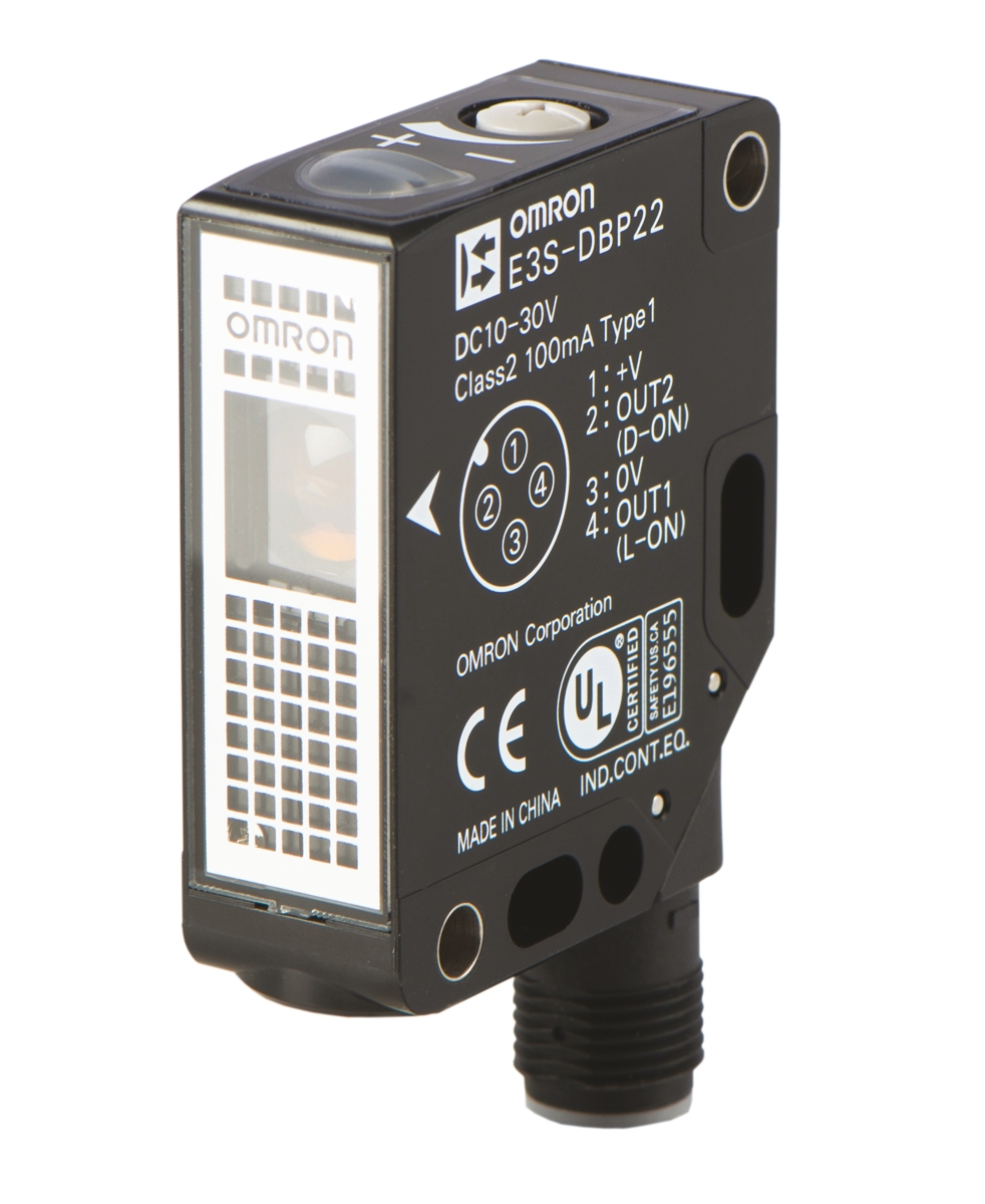 Omron Retroreflective Photoelectric Sensor, Block Sensor, 0 → 700 mm Detection Range
