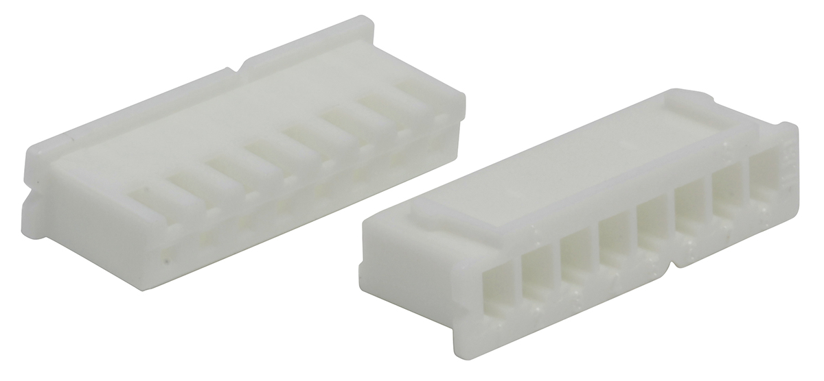JST, XHP Female Connector Housing, 2.5mm Pitch, 8 Way, 1 Row